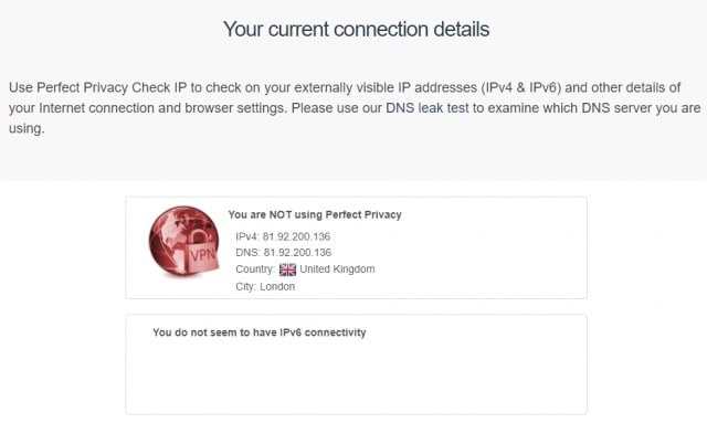 dns leak test windscribe
