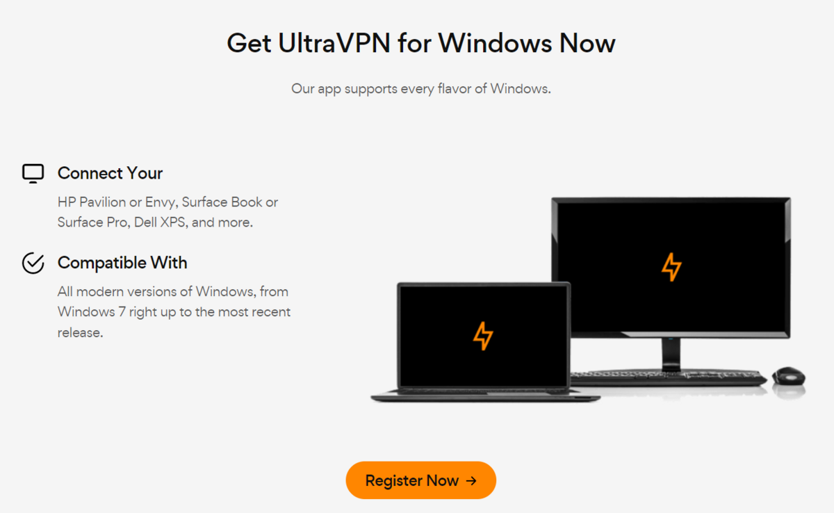 ultravpn sign up process 1