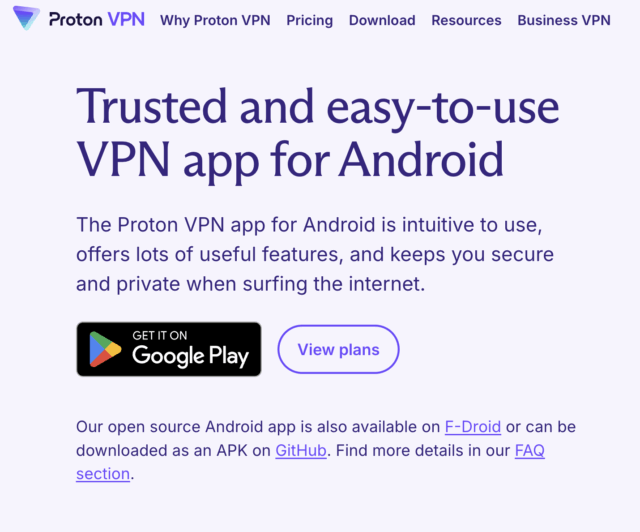 ProtonVPN Android